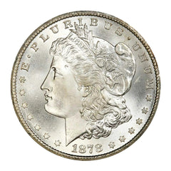 1878 S Morgan Silver Dollar $1 Brilliant Uncirculated BU 90% Silver-1