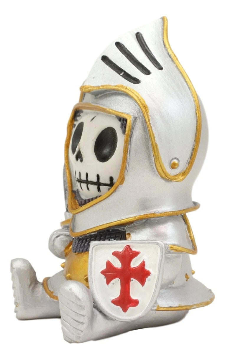 Furry Bones Medieval Suit of Armor Knight Sir Kay Skeleton Figurine Furrybones-3