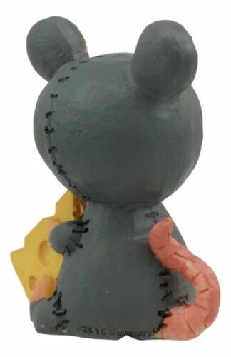 Furry Bones Voodoo Mouse With Muenster Cheese Skeleton Figurine Mice Furrybone-3