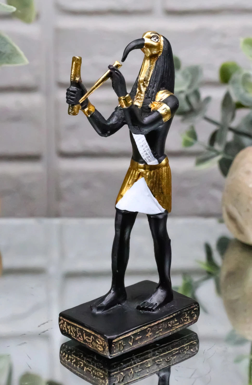 Egyptian God Of Technology Wisdom Thoth Dollhouse Miniature Statue Gods Of Egypt-1