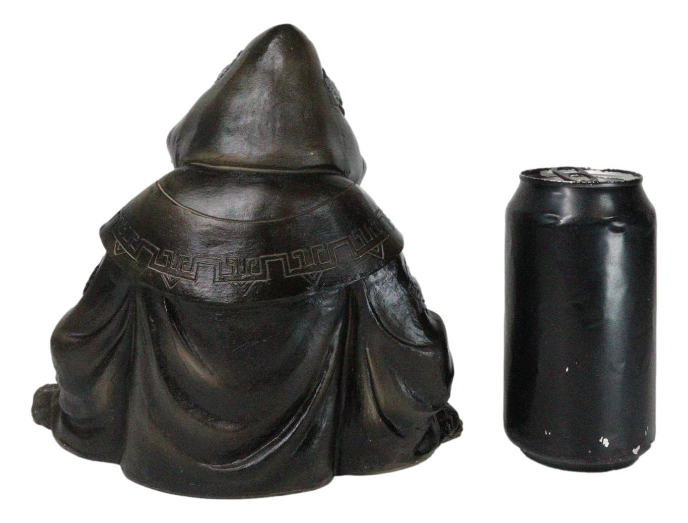 Grim Reaper Skeleton Wizard Chanting Spells Backflow Incense Cone Burner Statue