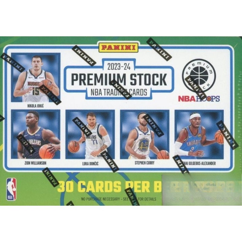 2023/24 Panini PREMIUM STOCK Basketball Blaster Sealed Box-5 PRIZM! Wemby RC YR!-1