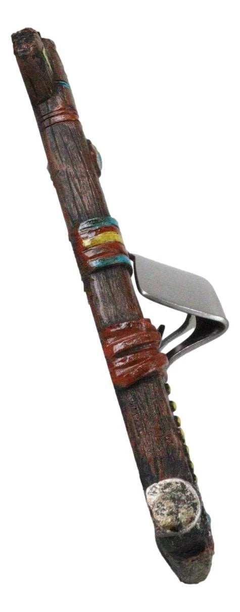 Southwestern Feathers With Double Hand Axes Tribal Indian Wall Bottle Opener-4
