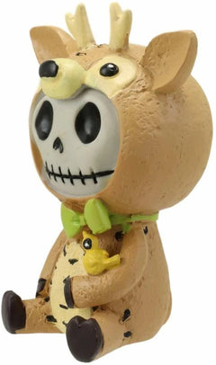 Furrybones John The Reindeer Skeleton Figurine 2.75"H Christmas Decor-4