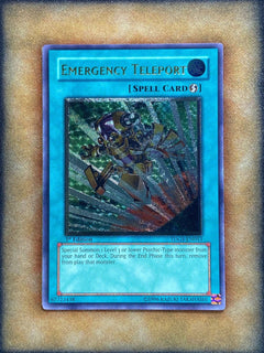 Yugioh Emergency Teleport TDGS-EN053 Ultimate Rare 1st Ed MP-1