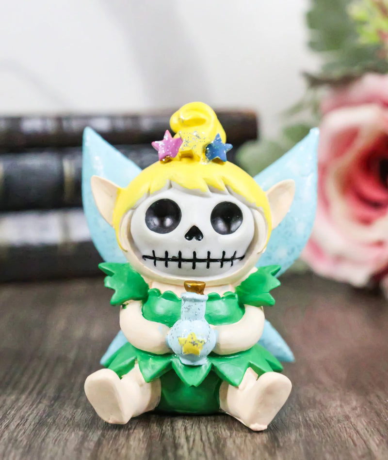 Furrybones Tinker Bell Fairy With Pixie Dust Skeleton Figurine Furry Bones-1