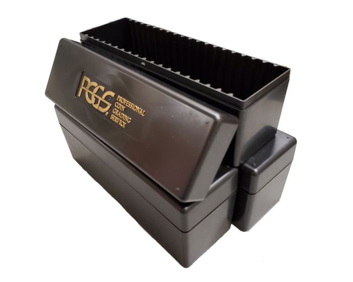 4 PCGS Black Boxes Lot ~ Each Box Holds 20 Coins!