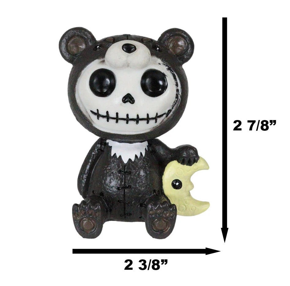 Furrybones Kuma The Black Teddy Bear Costume Skeleton Figurine Furry Bones-9