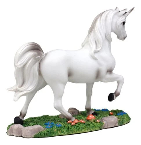 Enchanted Forest Glade Strolling Unicorn Figurine Decorative Statue 6.75"Long-7