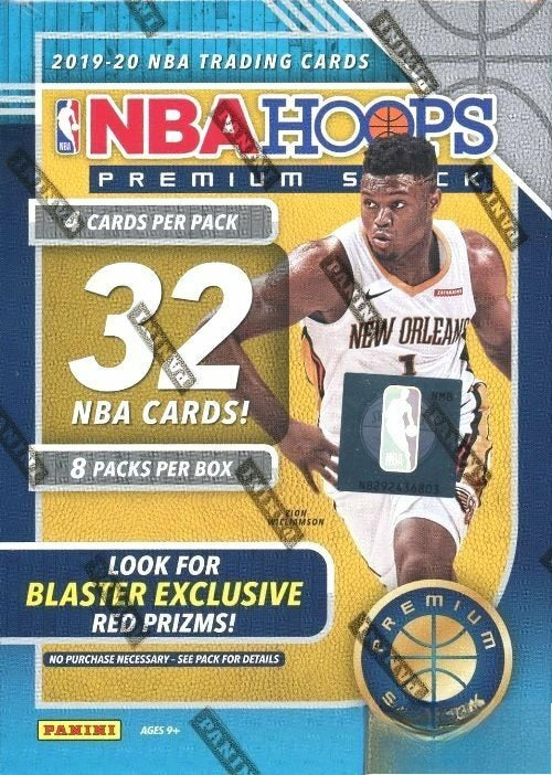 2019/20 Panini Hoops Premium Stock EXCLUSIVE Basketball Blaster Box-RED PRIZMS!-1