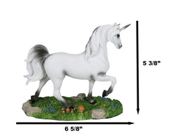 Enchanted Forest Glade Strolling Unicorn Figurine Decorative Statue 6.75"Long-8