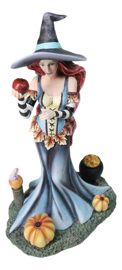 Amy Brown Halloween Pumpkins Ritual Poison Apple Witch Fantasy Magic Figurine-4