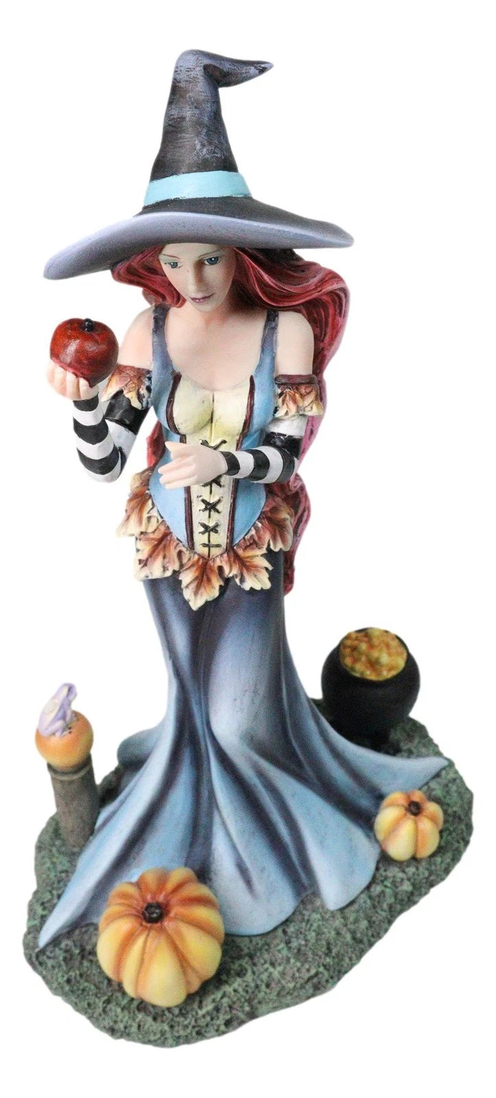 Amy Brown Halloween Pumpkins Ritual Poison Apple Witch Fantasy Magic Figurine-4