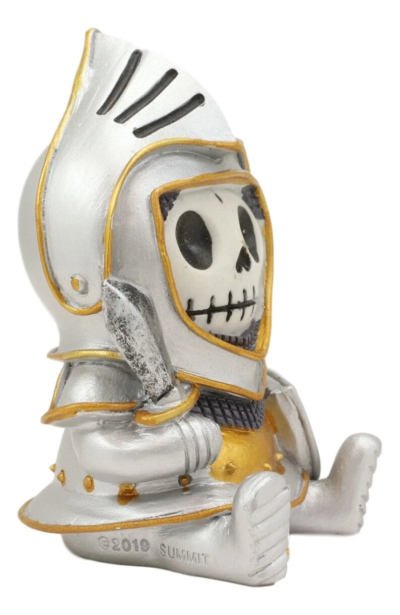 Furry Bones Medieval Suit of Armor Knight Sir Kay Skeleton Figurine Furrybones-4