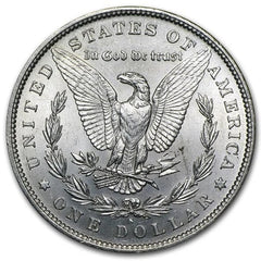 1890 S Morgan Silver Dollar $1 Brilliant Uncirculated BU 90% Silver-2