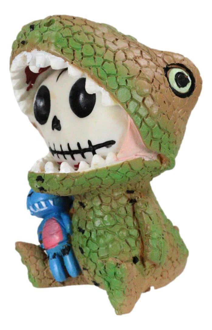 Tyrannosaurus Rex Dinosaur Furrybones Figurine 3"Tall Furry Bones T-Rex Skeleton-6