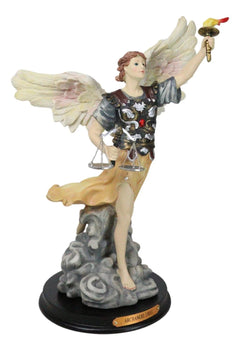 Byzantine Orthodox Catholic Church Archangel Saint Uriel Fire Of God Statue 13"H-9