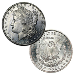 1899 O Morgan Silver Dollar $1 Brilliant Uncirculated BU 90% Silver-1