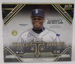 2021 Topps Triple Threads Baseball Box (Hobby) (2/1/7)-1