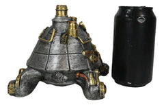 Victorian Steam Age Nautical Steampunk Geared Bionic Turtle Tortoise Figurine-7