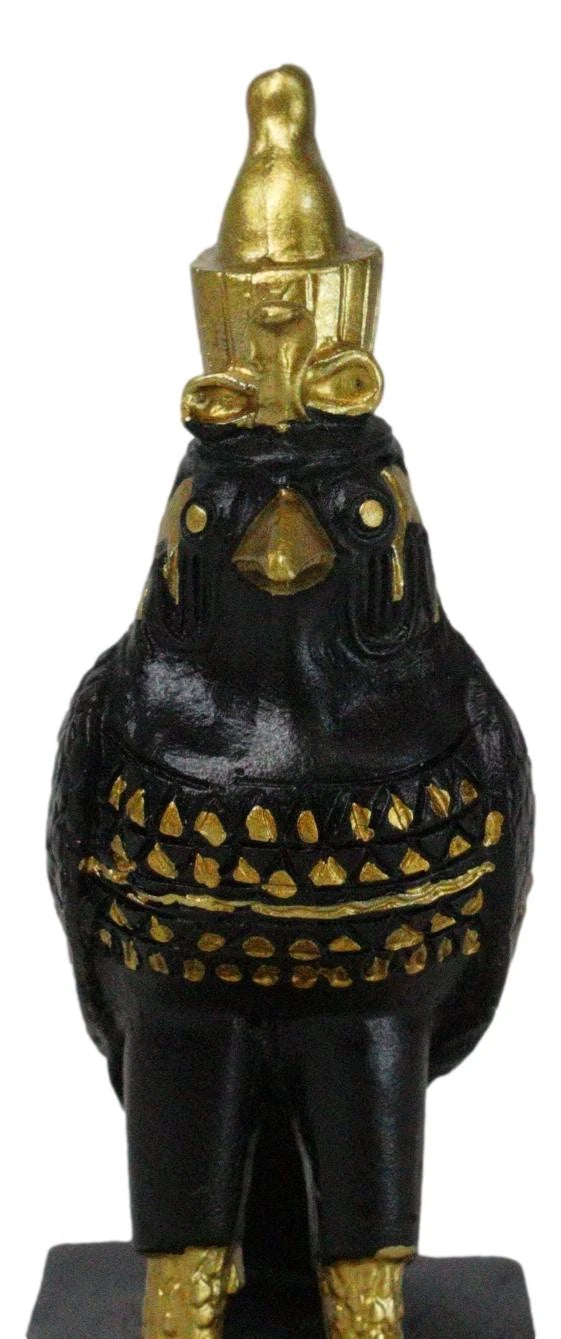 Ancient Egyptian God Of The Sky Horus Falcon Miniature Figurine Heru 3"H-5