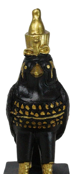 Ancient Egyptian God Of The Sky Horus Falcon Miniature Figurine Heru 3"H-5