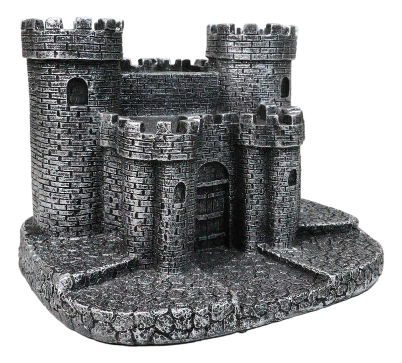 Gothic Medieval Windsor Stonewall Castle Fortress Miniature Display Stand 5"H-6