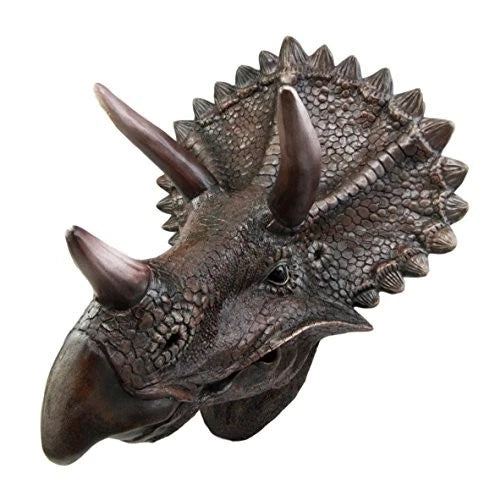 Jurassic Triceratops Wall Head Large 15.25" H Hanging Wall Decor Plaque-4