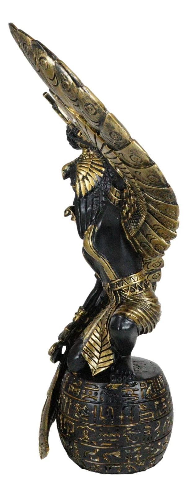 Egyptian Goddess Mother Isis Ra Holding Ankh Decorative Figurine 9" H-6