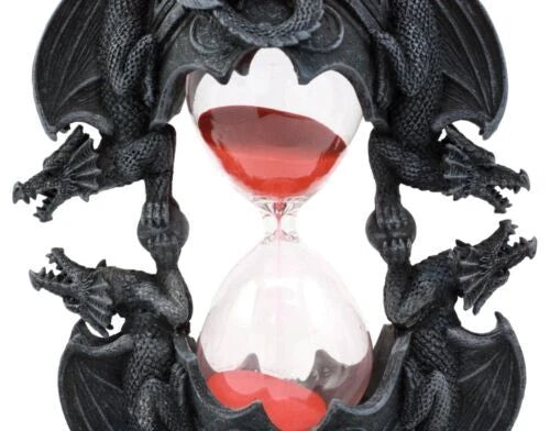 Gift Invertible Four Elemental Dragons Figurine Dragon Hourglass Sandtimer-7