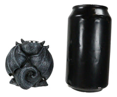 Crouching Gothic Horned Devil Chimera Gargoyle Backflow Incense Cone Burner-4
