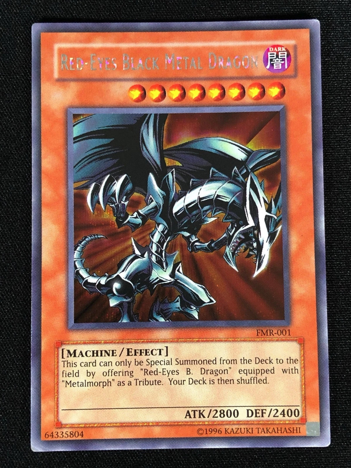 Yugioh Red-Eyes Black Metal Dragon FMR-001 Secret (LP)-1