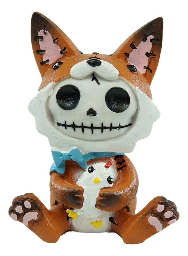 Furry Bones Fen Fen The Fox Skeleton Statue Furrybones Vulpes With Chicken-4