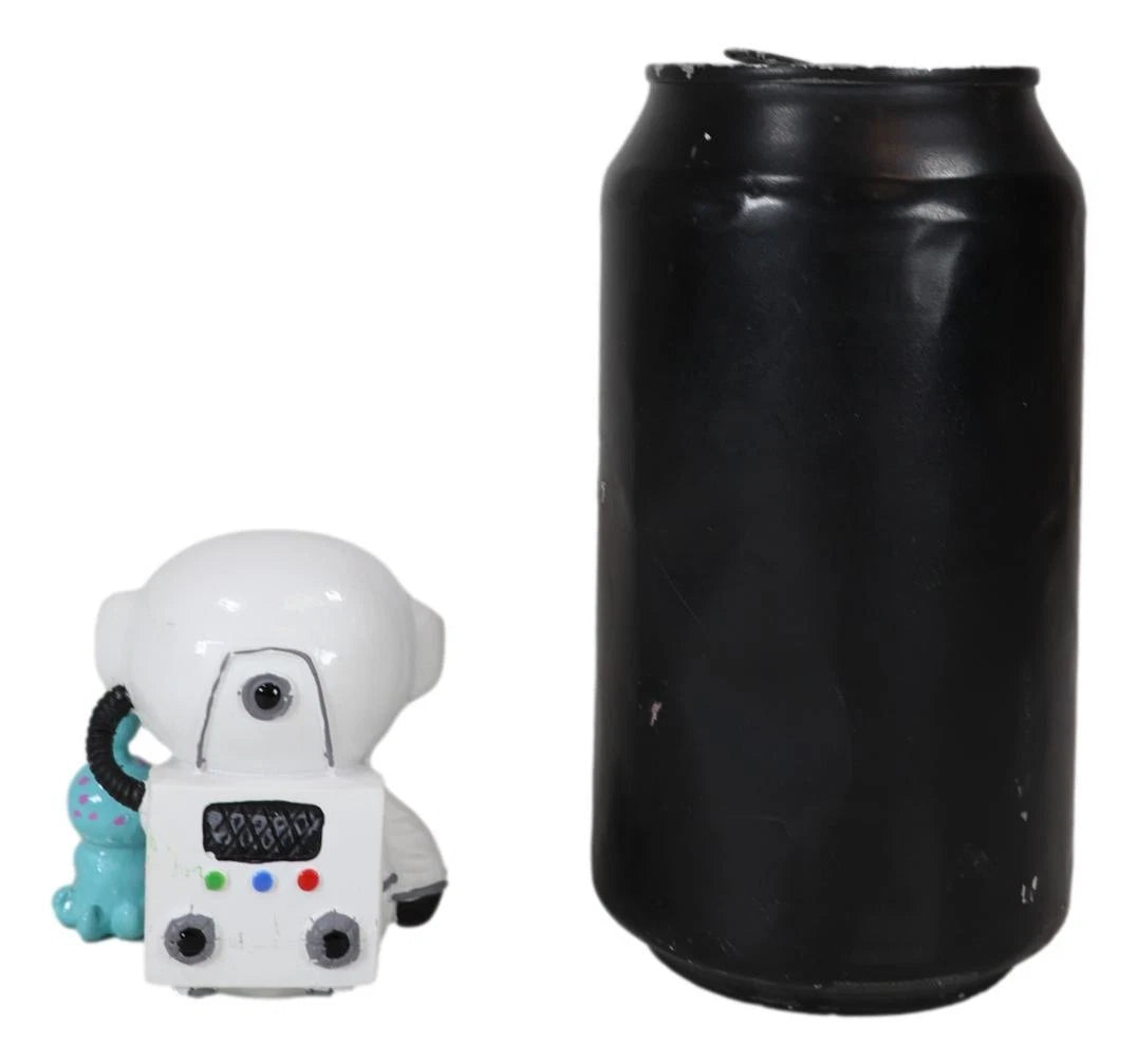 Furrybones Cosmo The Space Explorer Astronaut With ET Alien Furry Bone Figurine-5