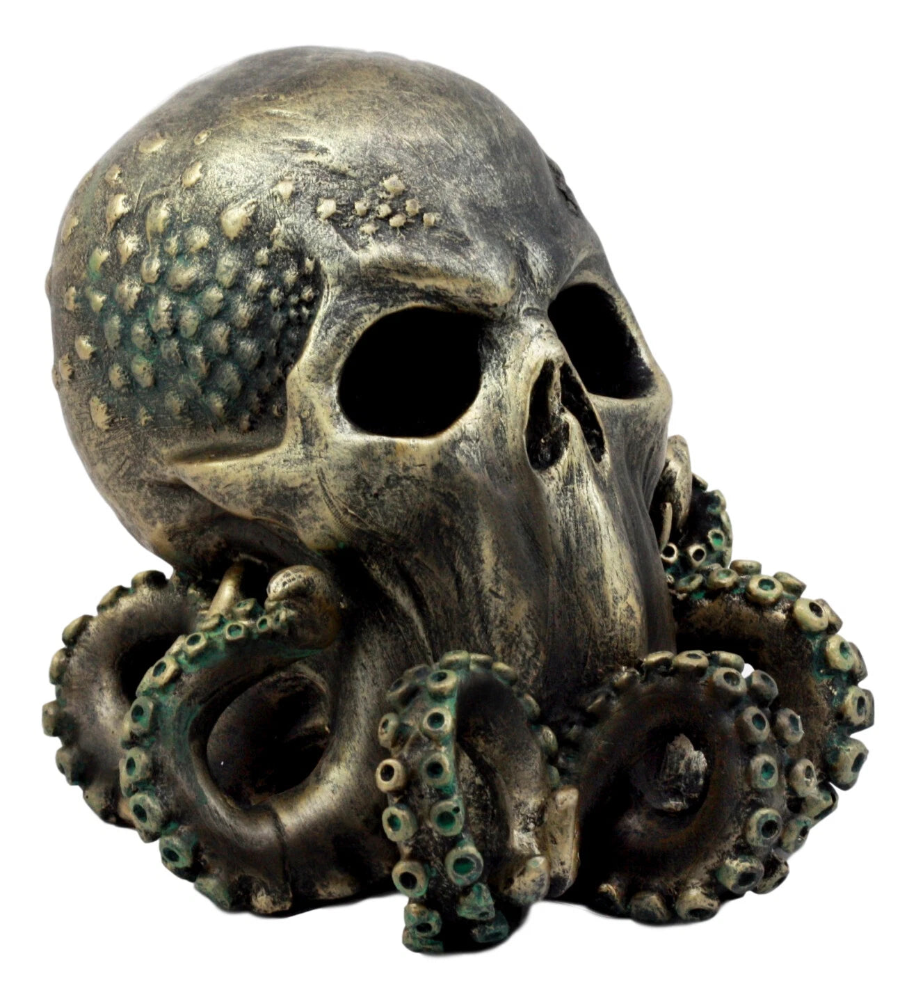 Ocean Monster Terror Kraken Cthulhu Skull Figurine 6"H Mythical Giant Octopus-3