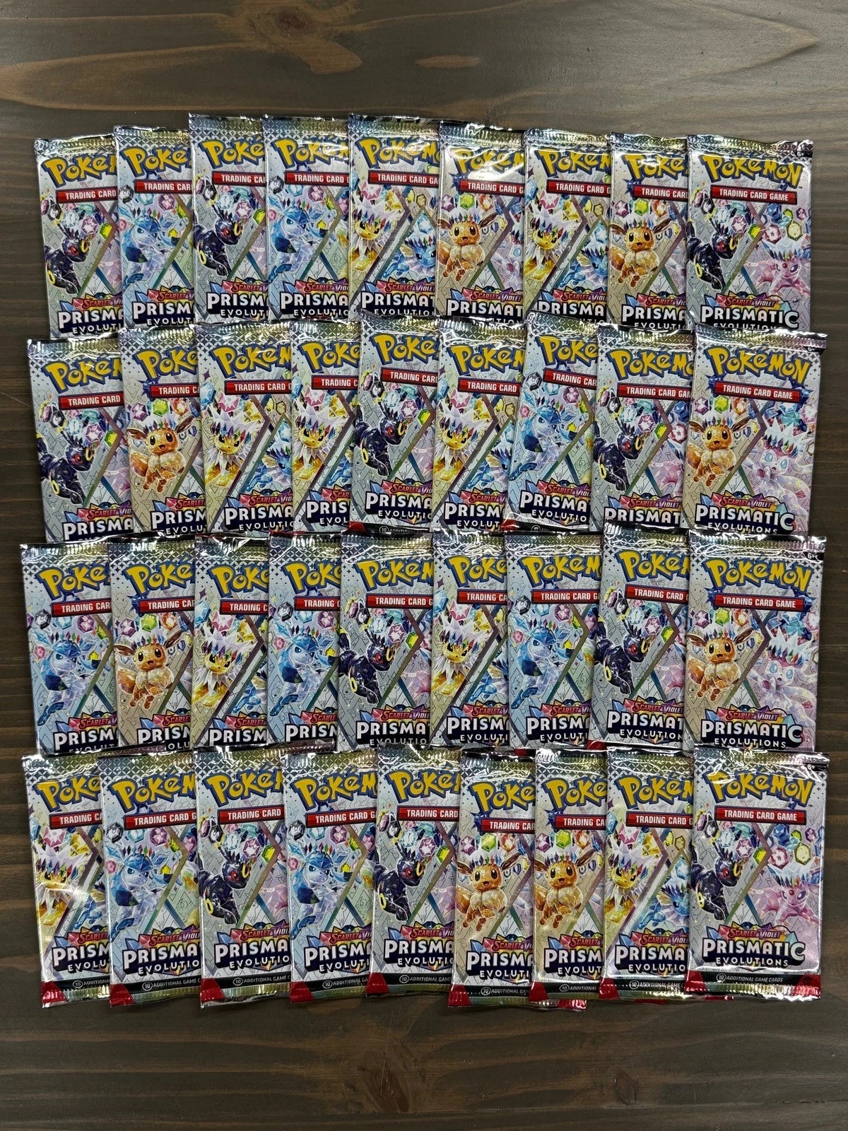 Pokemon TCG Prismatic Evolutions 36 Factory Sealed Booster Packs! Same as Box!