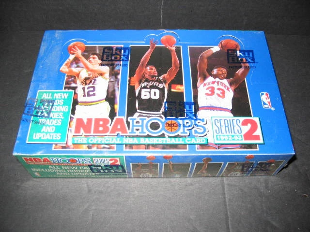 1992/93 Hoops Basketball Series 2 Box (36/12)