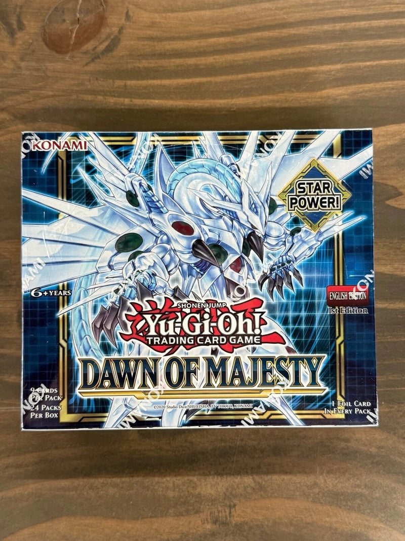 Yugioh Dawn of Majesty Booster Box 1st Edition Brand New Factory Sealed-1
