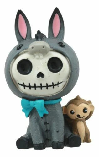 Furrybones Quixote Donkey Monkey Costume Skeleton Monster Sit Ornament Figurine-4