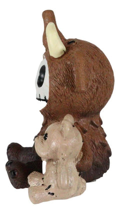 Furry Bones Warren The Mammoth And Sabretooth Tiger Skeleton Furrybones Figurine-3