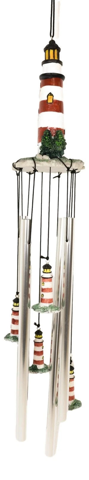 Assateague Islands Lighthouse Nautical Beacon Resonant Relaxing Wind Chime Patio-3