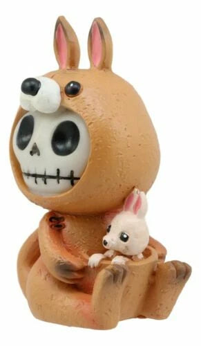 Furrybones Sydney Kangaroo Figurine Small 3" Furry Bones Skeleton Collectible
