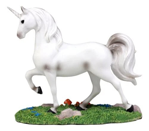Enchanted Forest Glade Strolling Unicorn Figurine Decorative Statue 6.75"Long-3