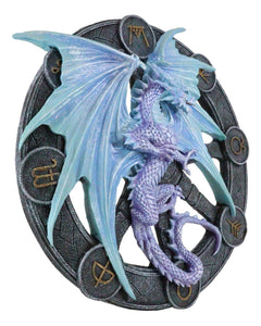 Yule Drake Winter Solstice Wheel of The Year Sabbats Of The Dragon Wall Decor-4