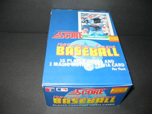 1989 Score Baseball Box-1
