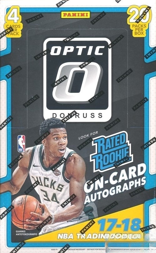 2017/18 Panini Donruss OPTIC Basketball 20 Pack Retail Sealed Box! Tatum RC Year-1