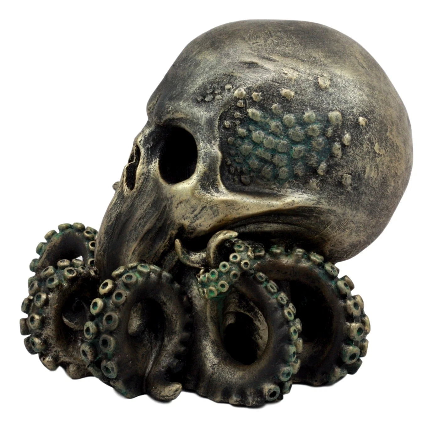 Ocean Monster Terror Kraken Cthulhu Skull Figurine 6"H Mythical Giant Octopus