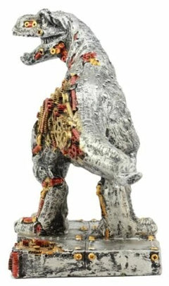 Steampunk T-Rex Figurine Jurassic Era Predator Tyrannosaurus Rex Statue Dinosaur-3