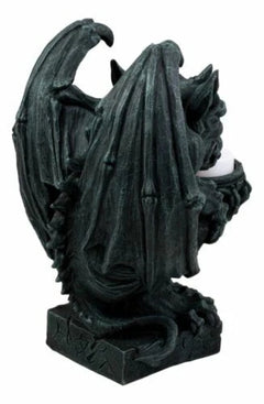 Squatting Gothic Gargoyle Candle Holder Guardian Servant Tea Light Castle Butler-3