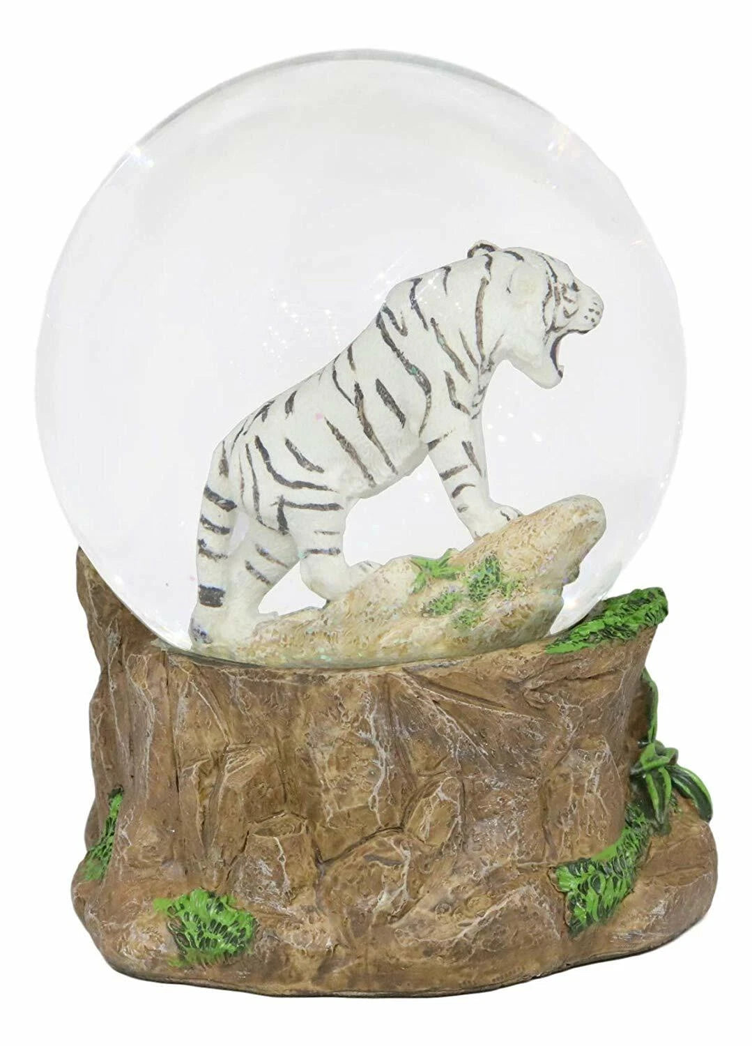 Bosque Jungla Depredador Blanco Alaska Siberiano Tigre Blanco Bola de Nieve Brillante